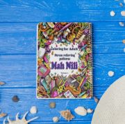 تصویر  دفتر رنگ آمیزی ماه نیلی مدل فانتزی کد 1