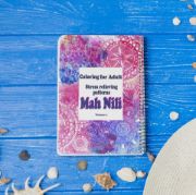 تصویر  دفتر رنگ آمیزی ماه نیلی مدل ماندالا کد 1