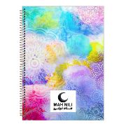 تصویر  دفتر رنگ آمیزی ماه نیلی مدل اسلیمی کد 1